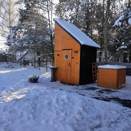 Slusarnia-Domek Z Sauna Nad Jeziorem, Kaszuby Zuromino Exterior photo